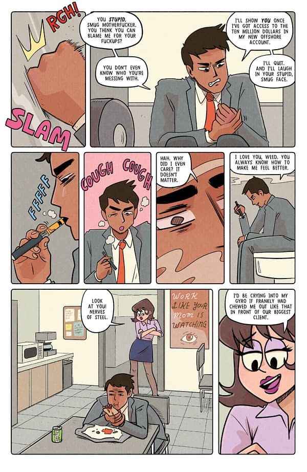 Interior preview page from TOUCHED BY A DEMON #3 KRISTEN GUDSNUK COVER