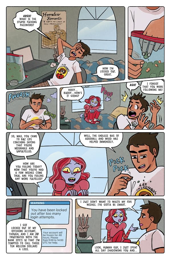 Interior preview page from TOUCHED BY A DEMON #3 KRISTEN GUDSNUK COVER