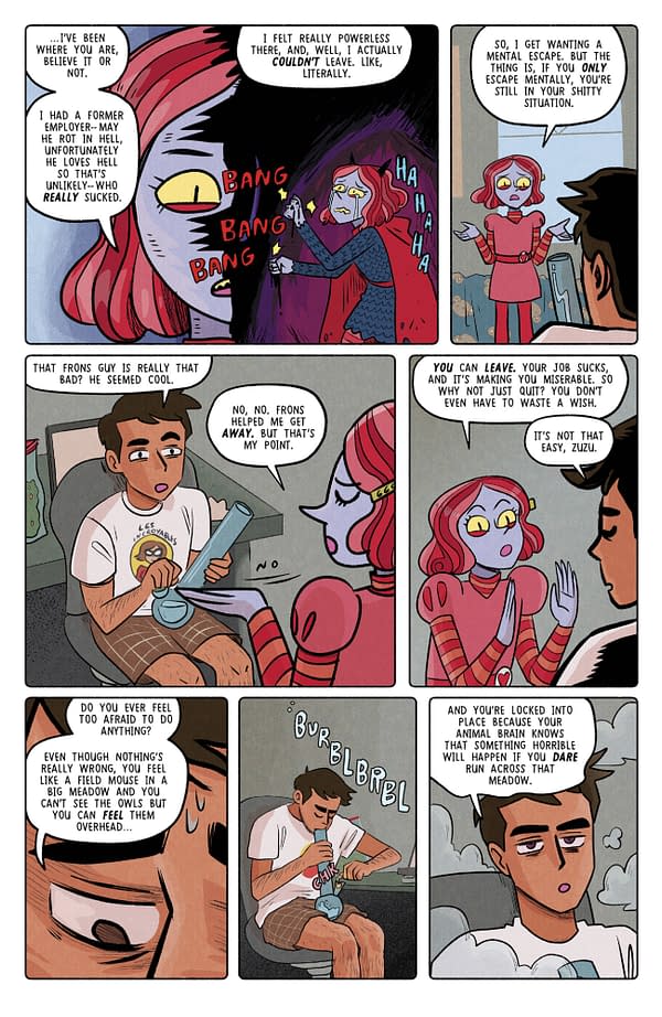 Interior preview page from TOUCHED BY A DEMON #3 KRISTEN GUDSNUK COVER