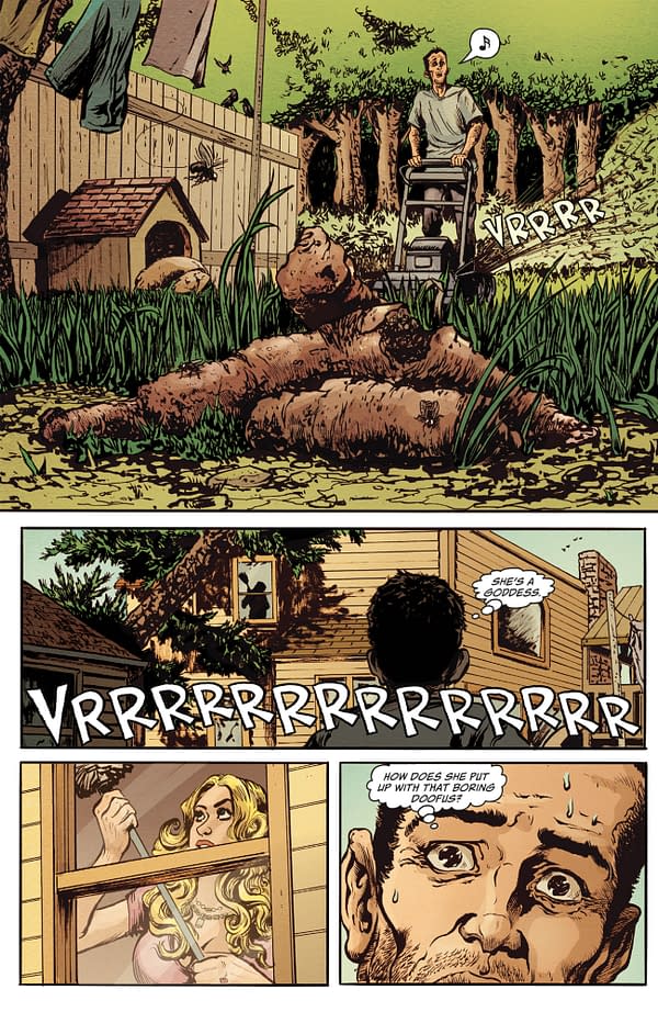 Interior preview page from AMERICAN CAPER #5 LEE LOUGHRIDGE COVER