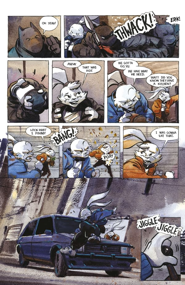 Interior preview page from USAGI YOJIMBO: KAITō '84 #1 JARED CULLUM COVER
