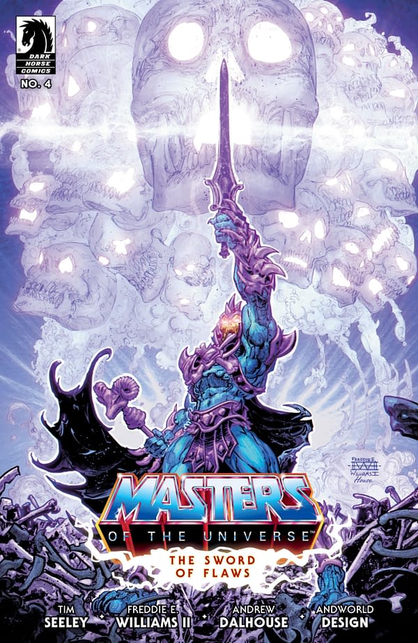 Cover image for HE-MAN AND THE MASTERS OF THE UNIVERSE #4 ANDWORLD DESIGN COVER