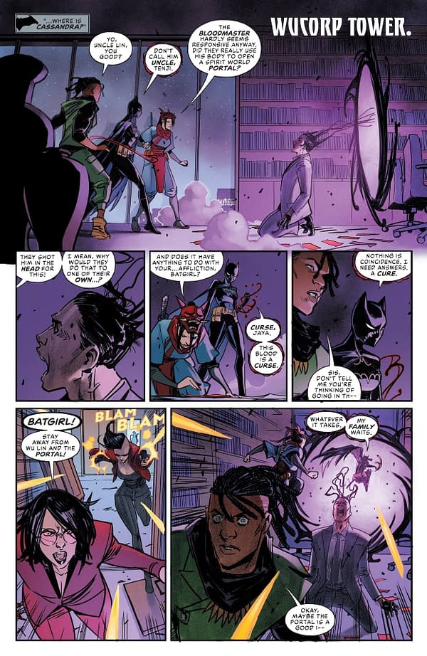 Interior preview page from Batgirl #18