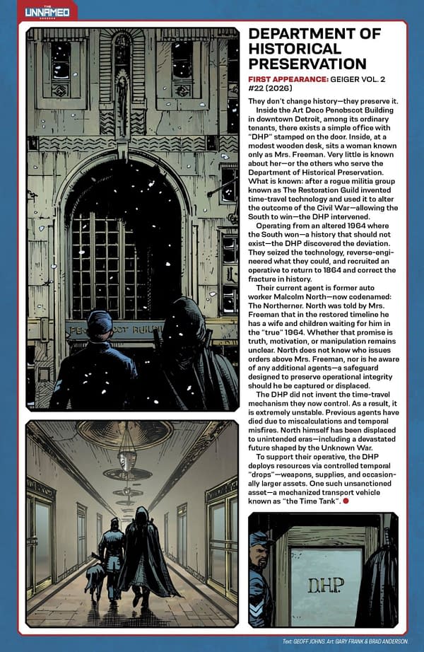 Interior preview page from Ghost Machine: The Official Guidebook #1