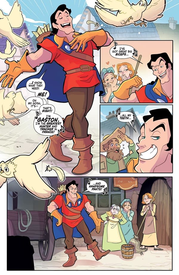 Interior preview page from Disney Villains: Gaston #1
