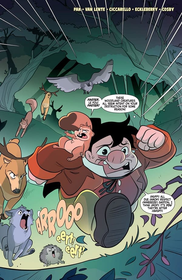 Interior preview page from Disney Villains: Gaston #2