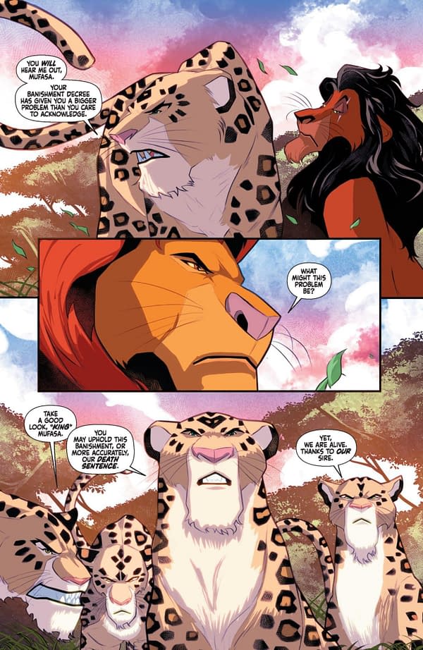 Interior preview page from Lion King #3