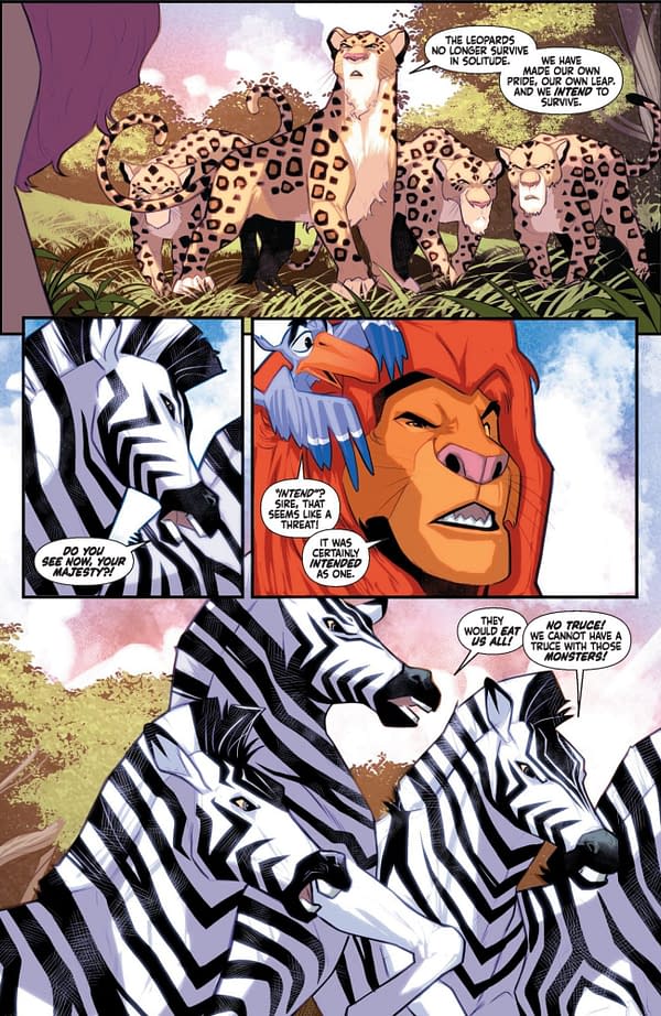 Interior preview page from Lion King #3