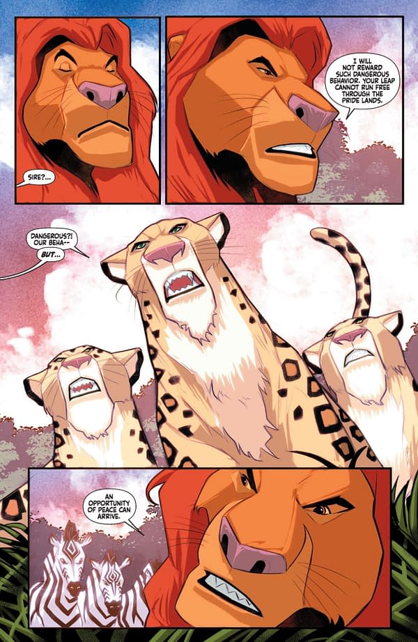 Interior preview page from Lion King #3