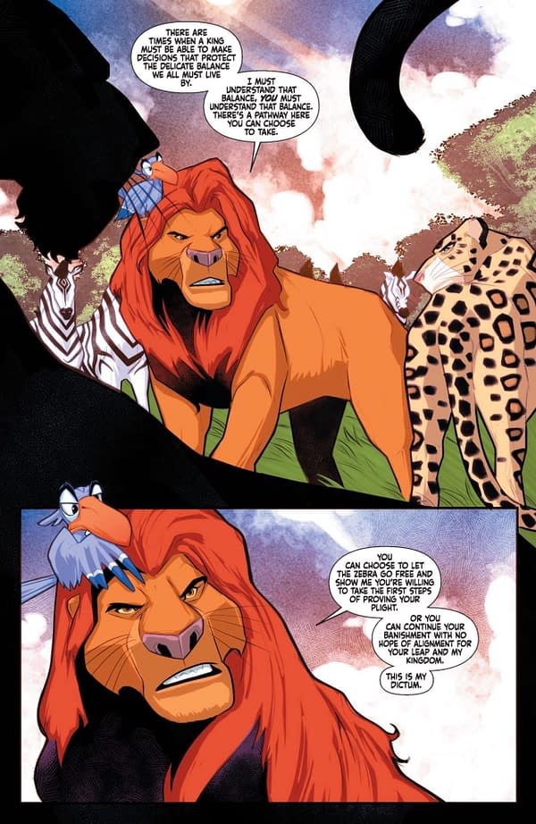 Interior preview page from Lion King #3
