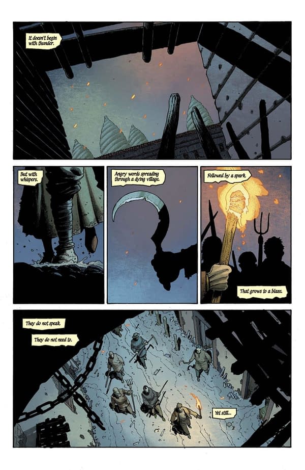Interior preview page from The Sacrificers #19