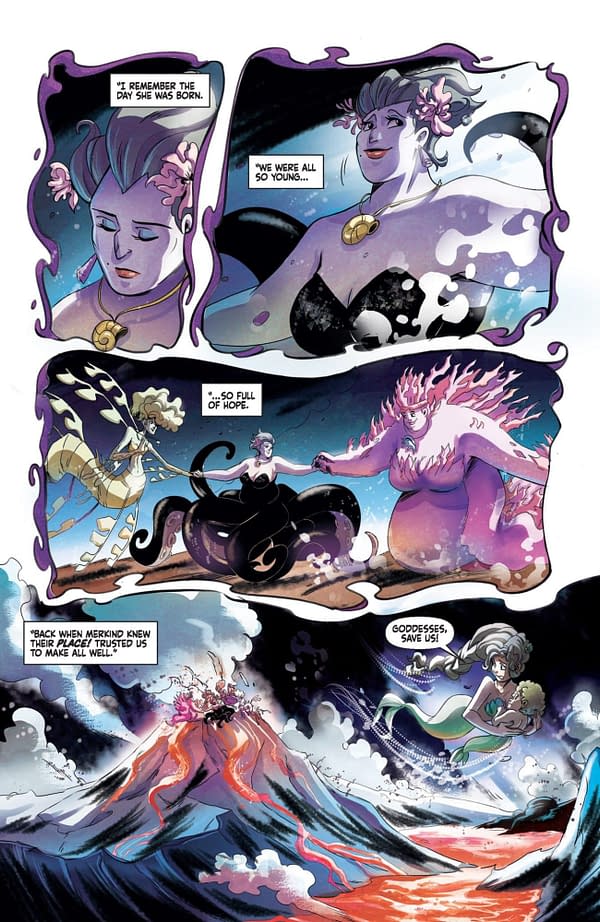 Interior preview page from Disney Villains: Ursula #2