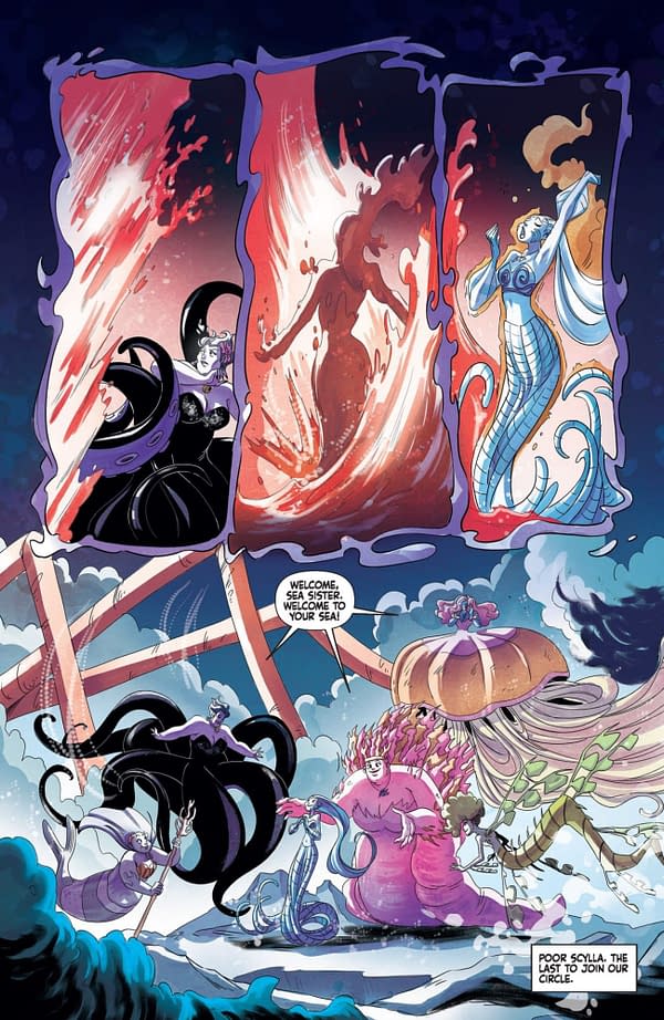 Interior preview page from Disney Villains: Ursula #2