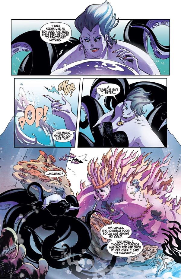 Interior preview page from Disney Villains: Ursula #2