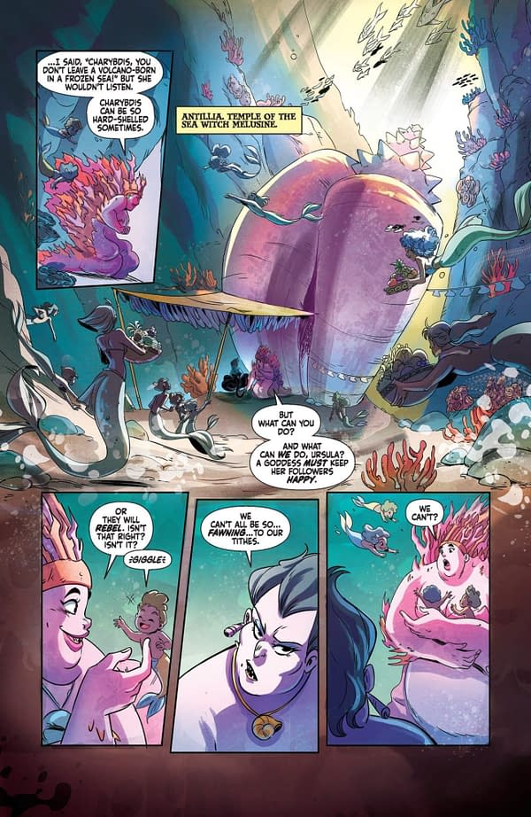 Interior preview page from Disney Villains: Ursula #2