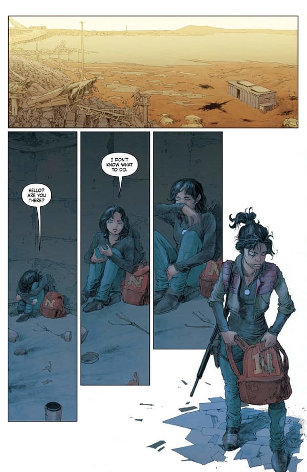 Interior preview page from White Sky #2