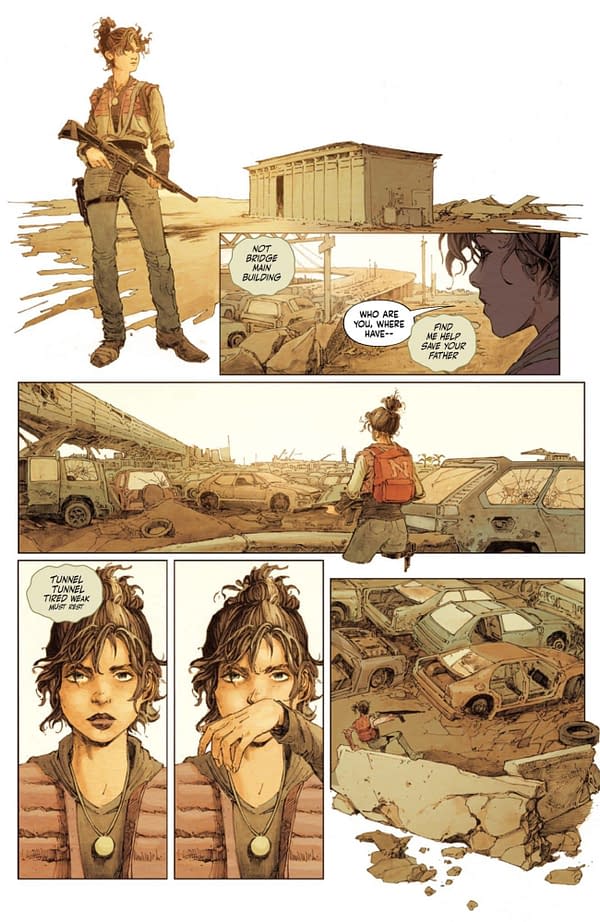 Interior preview page from White Sky #2