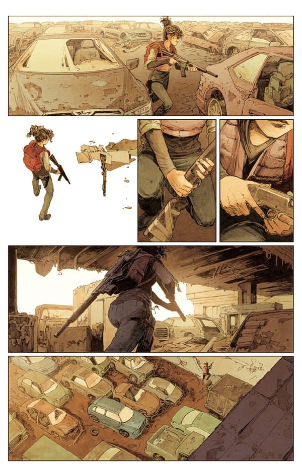 Interior preview page from White Sky #2