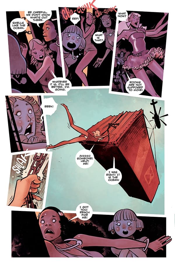 Interior preview page from Tigress Island #1