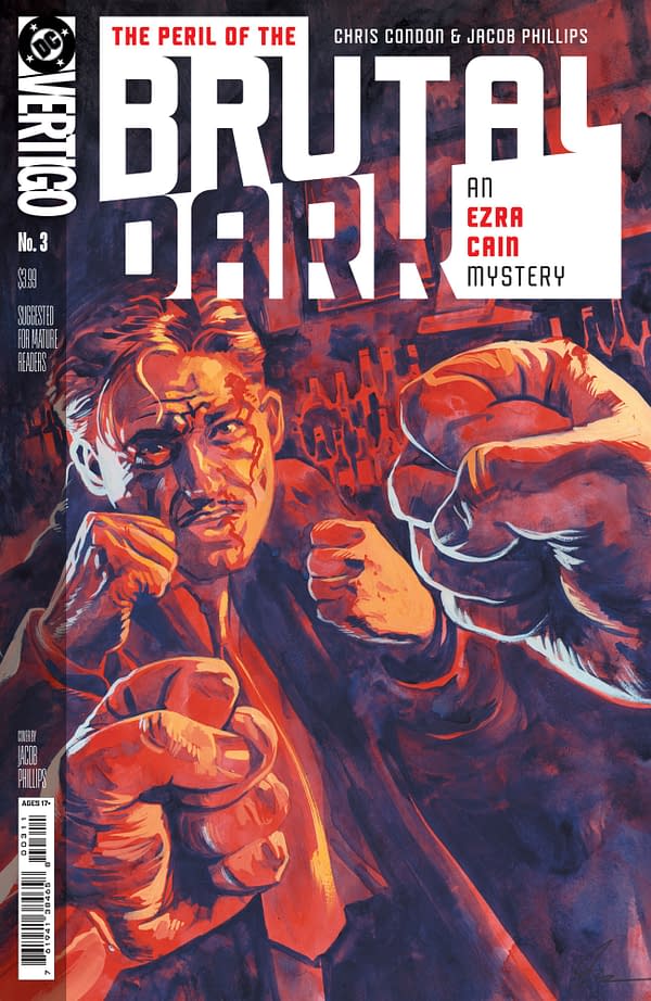 Cover image for The Peril of the Brutal Dark: An Ezra Cain Mystery #3
