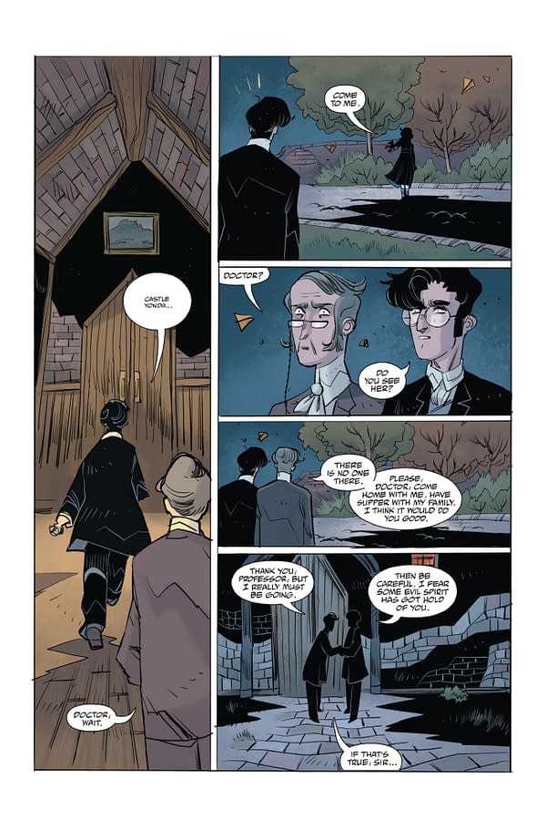 Interior preview page from LEONIDE THE VAMPYR: THE HOUSE OF YONDA #2 CLEM ROBINS COVER