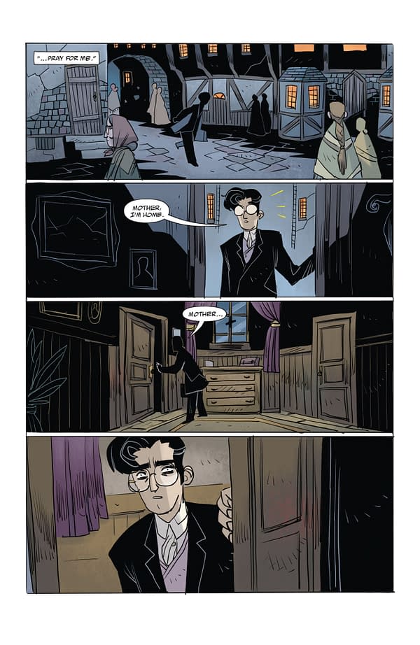 Interior preview page from LEONIDE THE VAMPYR: THE HOUSE OF YONDA #2 CLEM ROBINS COVER