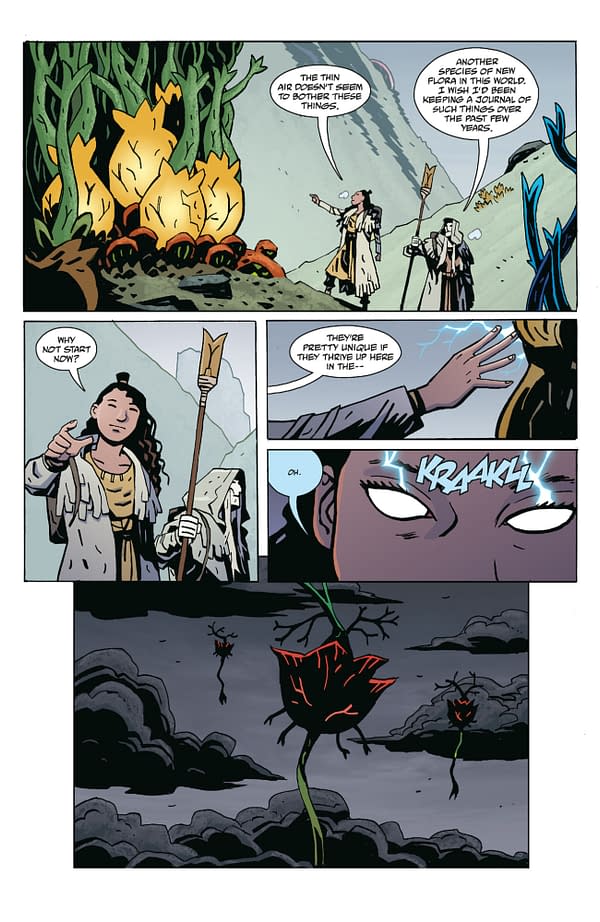 Interior preview page from FRANKENSTEIN: NEW WORLD - THE SPEED OF DARKNESS #1 PETER BERGTING COVER