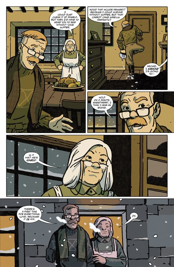 Interior preview page from HELLBOY IN LOVE: BLACK EYES CLEM ROBINS COVER