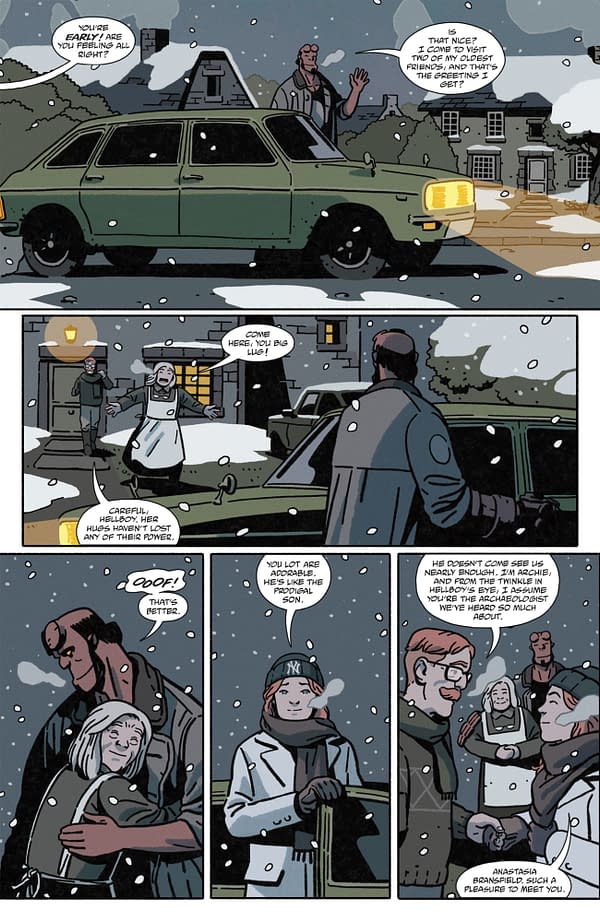 Interior preview page from HELLBOY IN LOVE: BLACK EYES CLEM ROBINS COVER