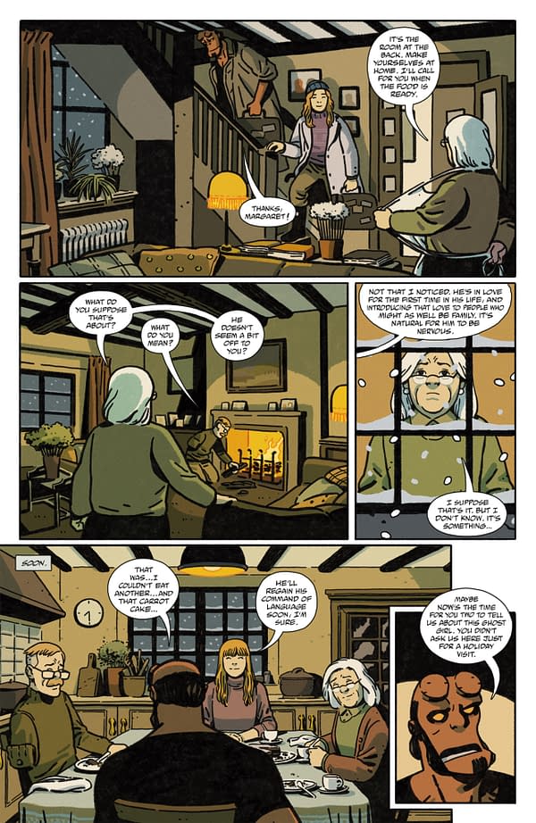 Interior preview page from HELLBOY IN LOVE: BLACK EYES CLEM ROBINS COVER