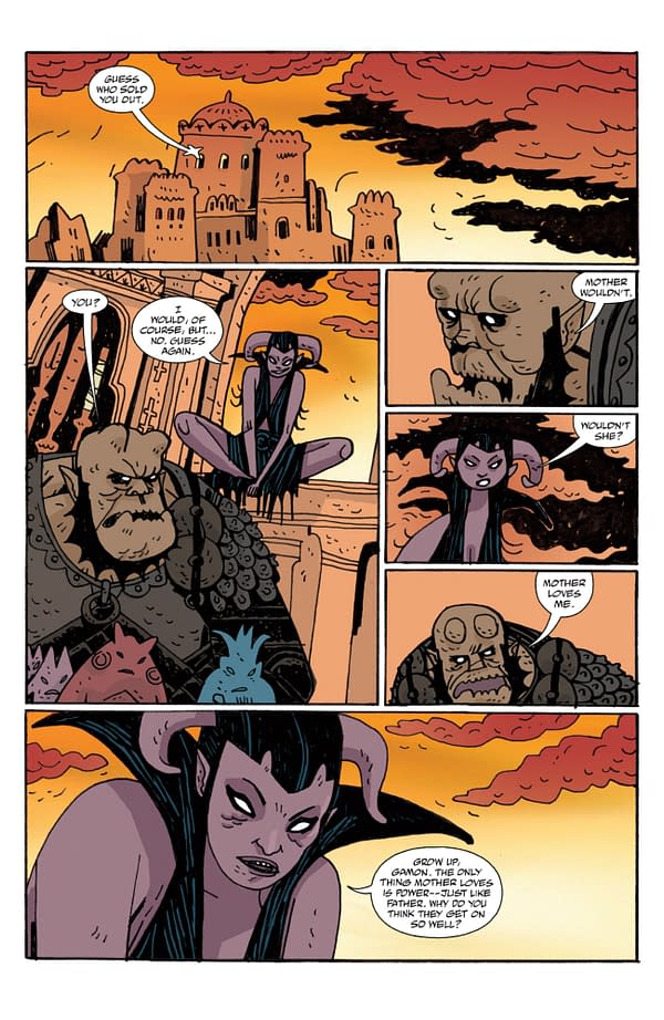 Interior preview page from THE CROWN: A TALE OF HELL #2 CLEM ROBINS COVER