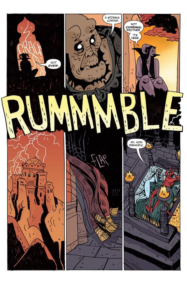 Interior preview page from THE CROWN: A TALE OF HELL #2 CLEM ROBINS COVER