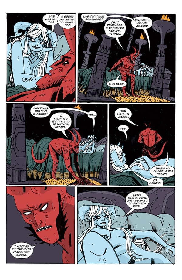 Interior preview page from THE CROWN: A TALE OF HELL #2 CLEM ROBINS COVER