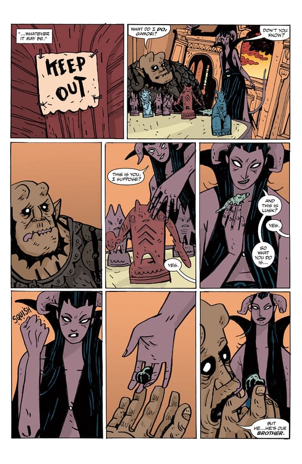 Interior preview page from THE CROWN: A TALE OF HELL #2 CLEM ROBINS COVER