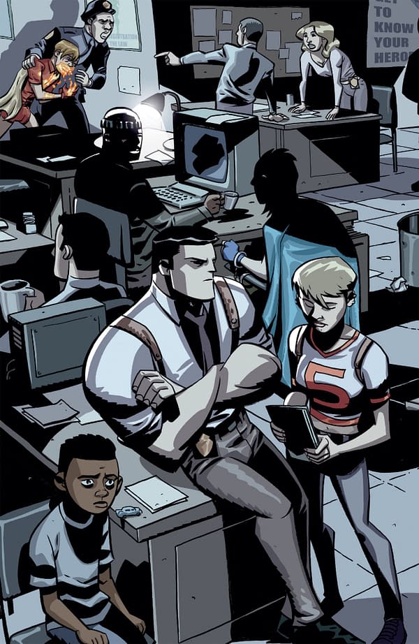 Interior preview page from POWERS 25 #8 JOSH REED COVER