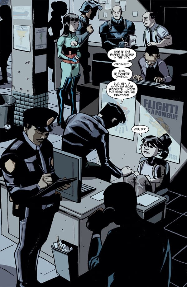 Interior preview page from POWERS 25 #8 JOSH REED COVER