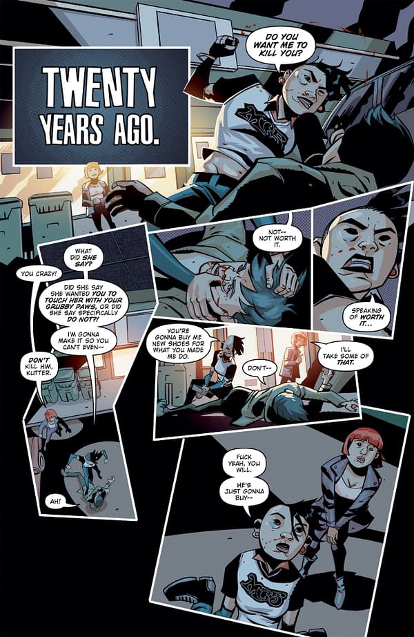 Interior preview page from POWERS 25 #8 JOSH REED COVER