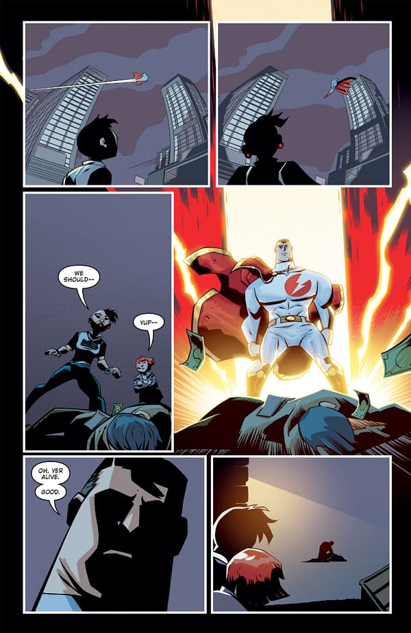 Interior preview page from POWERS 25 #8 JOSH REED COVER