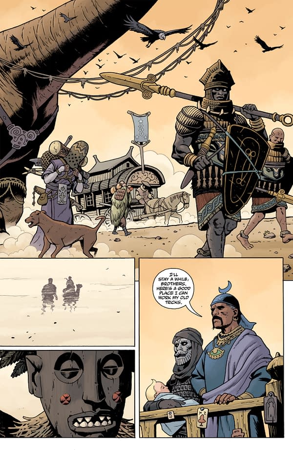 Interior preview page from LANDS UNKNOWN: THE SKINLESS MAN #2 CLEM ROBINS COVER