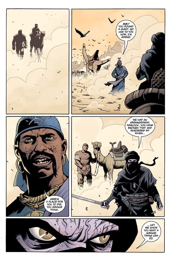 Interior preview page from LANDS UNKNOWN: THE SKINLESS MAN #2 CLEM ROBINS COVER