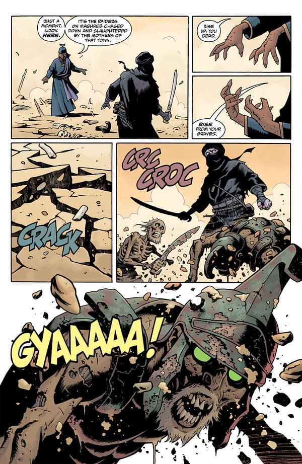 Interior preview page from LANDS UNKNOWN: THE SKINLESS MAN #2 CLEM ROBINS COVER