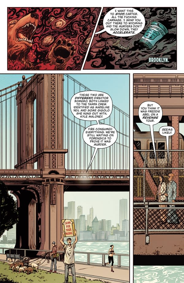 Interior preview page from AMERICAN CAPER #6 LEE LOUGHRIDGE COVER