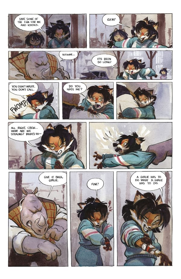 Interior preview page from USAGI YOJIMBO: KAITō '84 #2 JARED CULLUM COVER