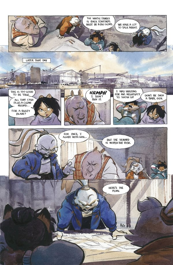 Interior preview page from USAGI YOJIMBO: KAITō '84 #2 JARED CULLUM COVER