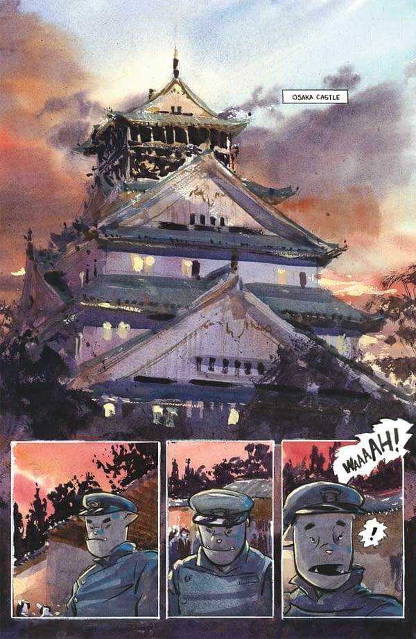 Interior preview page from USAGI YOJIMBO: KAITō '84 #2 JARED CULLUM COVER