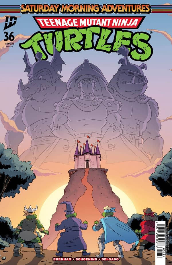 Cover image for TMNT: SATURDAY MORNING ADVENTURES #36 DAN SCHOENING COVER