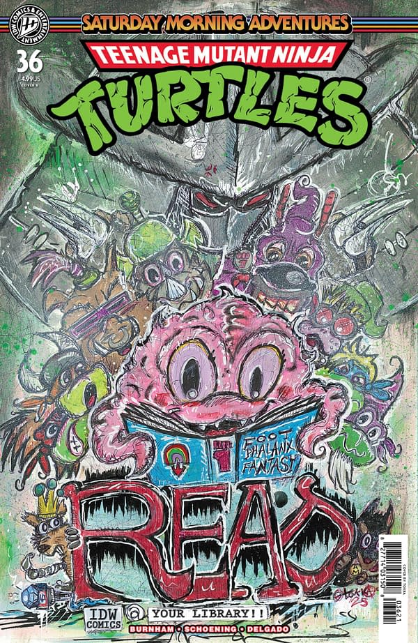 Cover image for Teenage Mutant Ninja Turtles: Saturday Morning Adventures #36 Variant B (tOkKa)