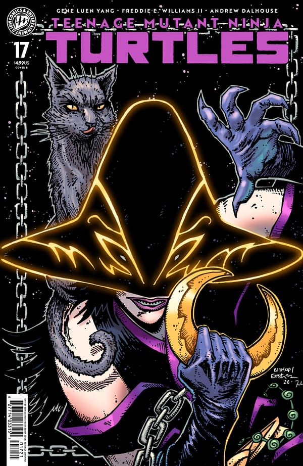 Cover image for Teenage Mutant Ninja Turtles #17 Variant B (Eastman & Bishop)