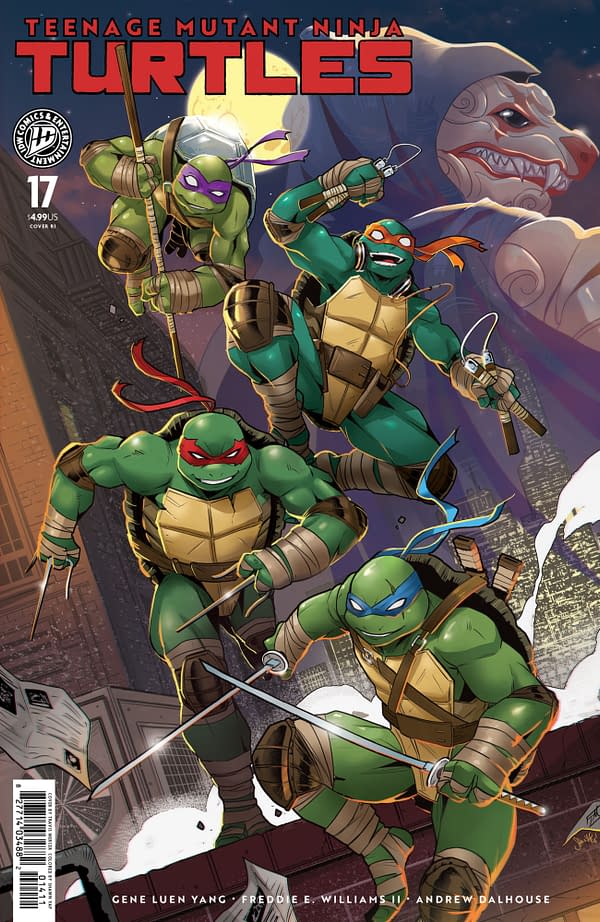 Cover image for Teenage Mutant Ninja Turtles #17 Variant RI (25) (Mercer)