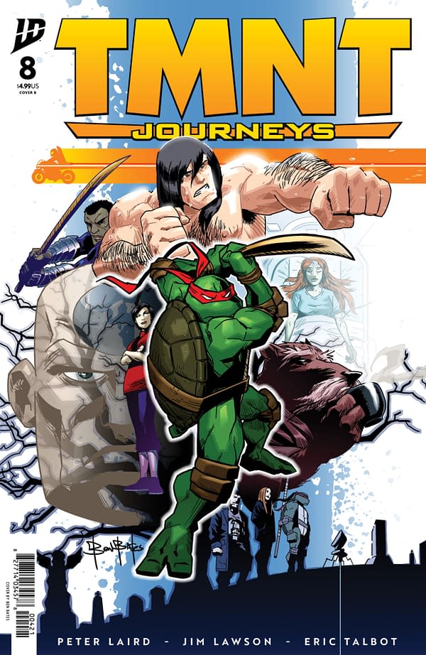 Cover image for TMNT: Journeys #8 Variant B (Bates)
